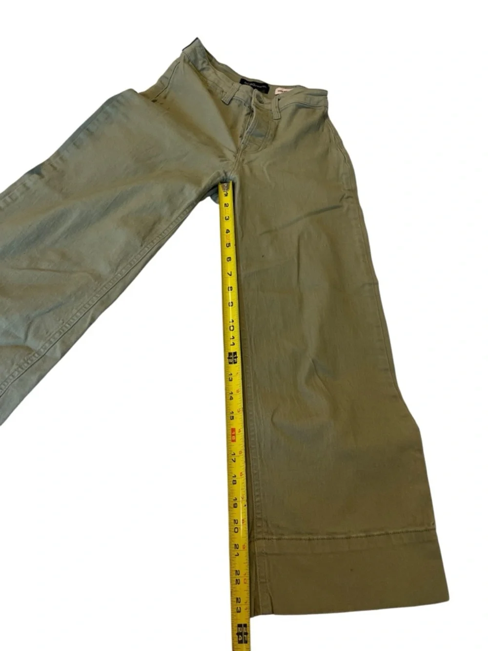 BCBGeneration Sage High Rise Wide Leg Crop Pants Minimalist Chic Casual 24 - Picture 5 of 10